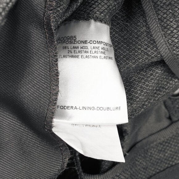 Gucci Grey Stretch-Wool Micro-Diamond Studded Trousers - Picture 12 of 14